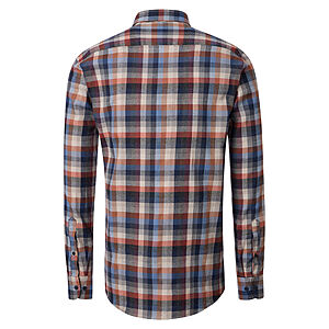 CasaModa | Flanell-Hemd | Baumwolle | Comfort Fit | Button-down-Kragen | Multicolour Karo