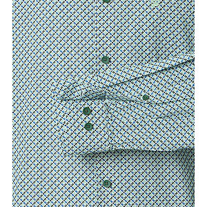 Redmond | Freizeithemd | Langarm | Baumwolle | Kent-Kragen | Druck Gr�n