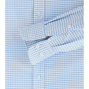 Redmond | Freizeithemd | Button-Down-Kragen | Baumwolle | Hellblau Karo