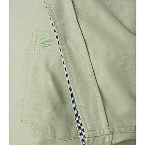 Redmond | Halbarmhemd | Baumwolle | Button Down Kragen | Schilf