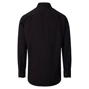  Venti | Jersey-Hemd | Kent-Kragen | Schwarz 