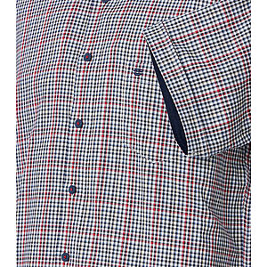 Redmond | Kurzarmhemd | Baumwolle | Button-down-Kragen | Rot Karo