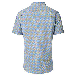 Redmond | Sommerhemd | Halbarm | Baumwolle | Button-down-Kragen | Grn Druck