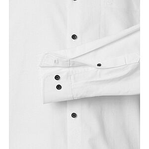 Redmond | Freizeithemd | Langarm | Baumwolle | Button-Down-Kragen | Weiss