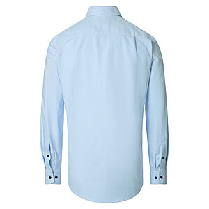 Redmond | Freizeithemd | Langarm | Baumwolle | Button-Down-Kragen | Blau