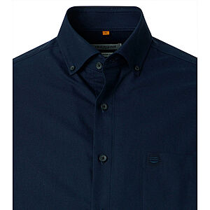 Redmond | Freizeithemd | Langarm | Baumwolle | Button-Down-Kragen | Marine