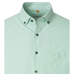 Redmond | Freizeithemd | Langarm | Baumwolle | Button-Down-Kragen | Gr�n