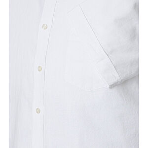 CasaModa | Leinenhemd | Halbarm | Kent-Kragen | Weiss