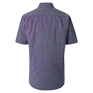 CasaModa | Leinenhemd | Halbarm | Kent-Kragen | Blau