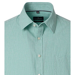 CasaModa | Leinenhemd | Halbarm | Kent-Kragen | Gr�n