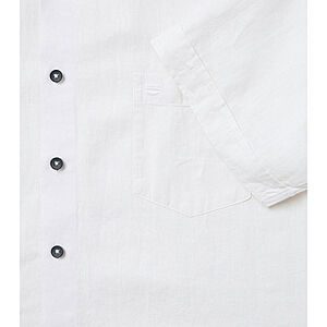 Redmond | Kurzarmhemd | Leinen Mix | Weiss