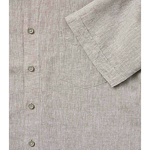 Redmond | Kurzarmhemd | Leinen Mix | Sand
