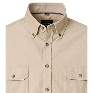 CasaModa | Freizeithemd | Baumwollcord | Button-Down-Kragen | Beige