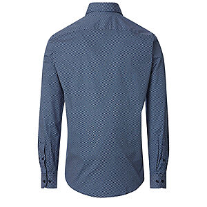 CasaModa | Freizeithemd | Baumwolle | Button-Down-Kragen | Marine Druck