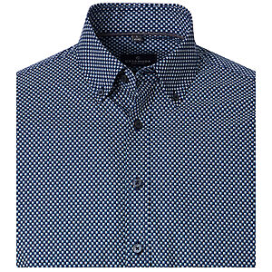 CasaModa | Freizeithemd | Baumwolle | Button-Down-Kragen | Marine Druck