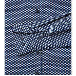 CasaModa | Freizeithemd | Baumwolle | Button-Down-Kragen | Marine Druck