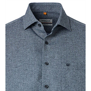 Redmond | Flanell-Hemd | Baumwolle Fischgrat | Kent-Kragen | Jeans