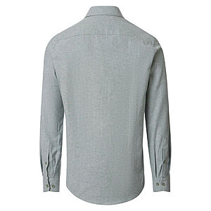 Redmond | Flanell-Hemd | Baumwolle Fischgrat | Kent-Kragen | Gr�n