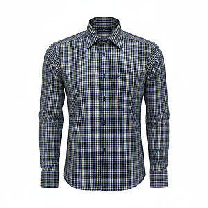 CasaModa |&nbsp;Allround Hemd | Langarm | Vario-Kragen | Blau Karo