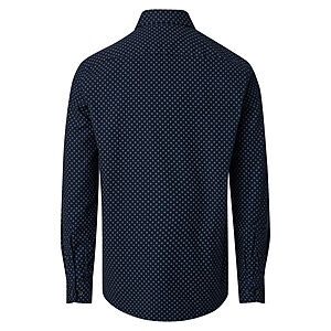Redmond | Flanell-Hemd | Baumwolle Druck | Button-Down-Kragen | Anthrazit