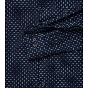 Redmond | Flanell-Hemd | Baumwolle Druck | Button-Down-Kragen | Anthrazit