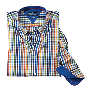 Casa Moda | Hemd Button-down-Kragen | Farbe multicolor Karo