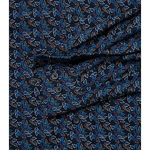 Redmond | Flanell-Hemd | Baumwolle Druck | Kent-Kragen | Blau