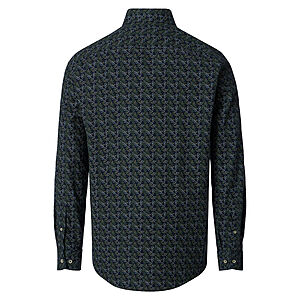 Redmond | Flanell-Hemd | Baumwolle Druck | Kent-Kragen | Gr�n