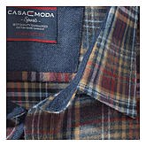 Casa Moda | Baumwoll-Hemd Cashmere Feeling | Kent-Kragen | Karo