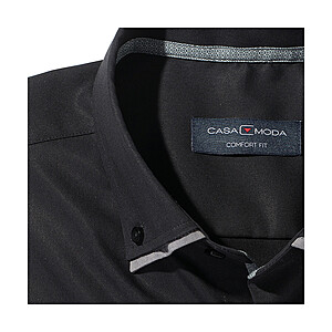 Casa Moda | Party-Hemd | Bgelfreie Baumwolle | Button-down-Kragen | Farbe schwarz