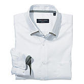 Casa Moda | Party-Hemd | Bügelfreie Baumwolle | Button-down-Kragen | Farbe weiß