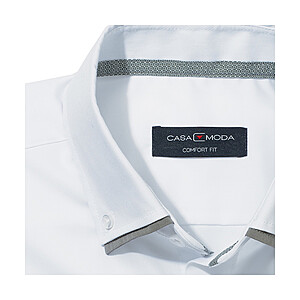 Casa Moda | Party-Hemd | Bgelfreie Baumwolle | Button-down-Kragen | Farbe wei