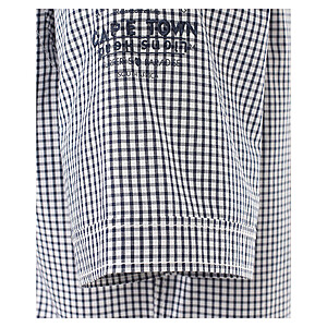 Casa Moda | Halbarm Hemd Popeline | Baumwolle Button-down-Kragen | Blau-Karo