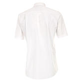 Casa Moda | Halbarm-Sommerhemd | Baumwolle | Button-Down-Kragen | Weiß