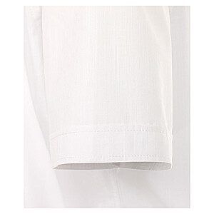 Casa Moda | Halbarm-Sommerhemd | Baumwolle | Button-Down-Kragen | Wei