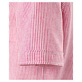 Casa Moda | Halbarm-Hemd mit Stehkragen | Leinen-Baumwolle | Rot