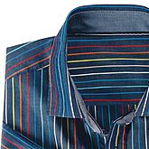 Casa Moda | Kurzarmhemd | Feine Baumwolle | Kent-Kragen | Multicolor-Streifen