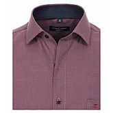 Casa Moda | Businesshemd Halbarm | Baumwolle | Kent-Kragen | Farbe Rot