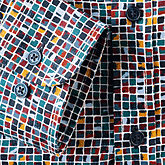 Casa Moda | Sporthemd Multicolour | Baumwolle | Kent-Kragen | Bedruckt