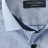 Casa Moda | City Hemd | Bügelfreie Baumwolle | Kent-Kragen | Bedruckt