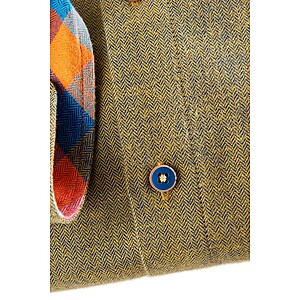 Redmond | Flanell-Hemd | Baumwolle | Kent-Kragen | Curry