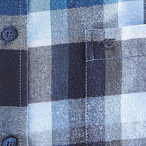 Casa Moda | Flanell-Hemd | Cashmere-Feeling | Kent-Kragen | Baumwolle | Blau Karo
