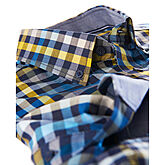 Casa Moda | Aktuelles Freizeithemd | Button-down-Kragen + Brusttasche | Baumwolle | Blau Gelb Karo