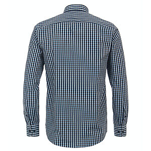 Casa Moda | Freizeithemd Baumwolle Popeline | Button-down-Kragen | Blau Karo