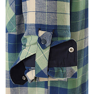 Redmond | Flanell-Hemd | Button-down-Kragen | Baumwolle | Grn Karo