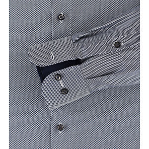 CasaModa | Cityhemd | Bgelfreie Baumwolle | Button-Down-Kragen | Blau Struktur