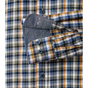 CasaModa | Freizeithemd | Langarm | Button-Down-Kragen | Baumwolle | Multicolour