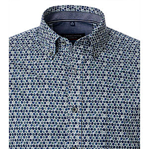CasaModa | Freizeithemd | Langarm | Button-Down-Kragen | Baumwolle | Druck