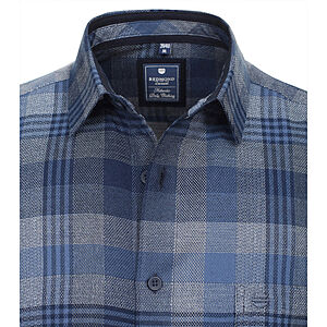 Redmond | Flanell-Hemd | Baumwolle | Sport-Karo | Blau