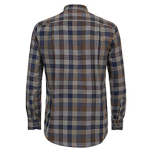 Redmond | Flanell-Hemd | Baumwolle | Sport-Karo | Braun